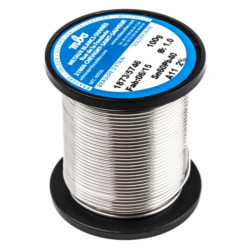 SOLDERING WIRE Ø 1mm LEAD 40%, TIN 60% MELTING 183/188°C 100gr
