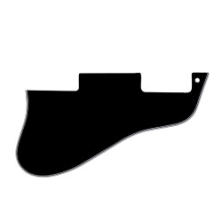 WD® CUSTOM PICKGUARD GIBSON® VINTAGE 1960'S ES-335 NOIR 5 PLIS