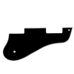 WD® CUSTOM PICKGUARD GIBSON® 2018 CUSTOM SHOP REISSUE ES-335 NOIR 5 PLIS