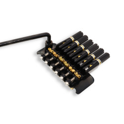 DERJUNG® VIBRATO HEADLESS GUITARE 6 CORDES NOIR