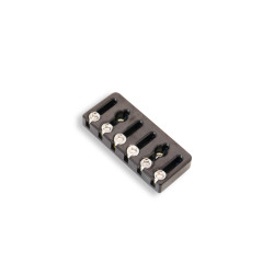 DERJUNG® PIÈCE DE TÊTE GUITARE 6 CORDES 42 x 18mm NOIR