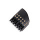 DERJUNG® HEADPIECE ROUND SHAPE GUITAR 6 STRING 42 x 46.5mm BLACK