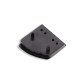 DERJUNG® HEADPIECE ROUND SHAPE GUITAR 6 STRING 42 x 46.5mm BLACK