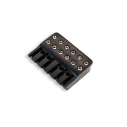 DERJUNG® PIÈCE DE TÊTE GUITARE 6 CORDES 42 x 33.2mm NOIR
