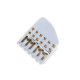 DERJUNG® HEADPIECE ROUND SHAPE GUITAR 6 STRING 42 x 46.5mm CHROME
