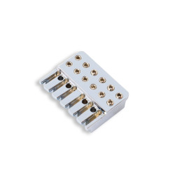 DERJUNG® PIÈCE DE TÊTE GUITARE 6 CORDES 42 x 33.2mm CHROME