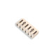 DERJUNG® PIÈCE DE TÊTE GUITARE 6 CORDES 42 x 18mm CHROME