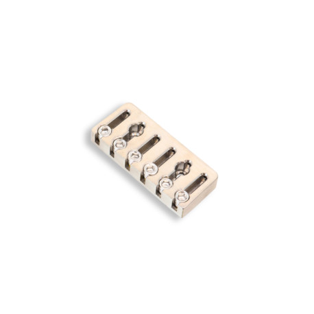 DERJUNG® PIÈCE DE TÊTE GUITARE 6 CORDES 42 x 18mm CHROME