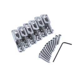 ! DISCONTINUED ! HIPSHOT® SOLO™ SINGLE STRING GUITAR BRIDGE CHROME (6pcs)