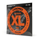 D'ADDARIO® XL CHROMES CORDES GUITARE ÉLECTRIQUE FILETS PLATS 013-056