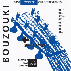 !! DISCONTINUED !! GALLI BOUZOUKI ELECTRIC FLAT WOUND (3x011- 3x014- 025W-032W)