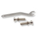 FABER GUITAR® WRAP-LOCK INSERT CORDIER BLOQUANT NICKEL BRILLANT (2pcs)