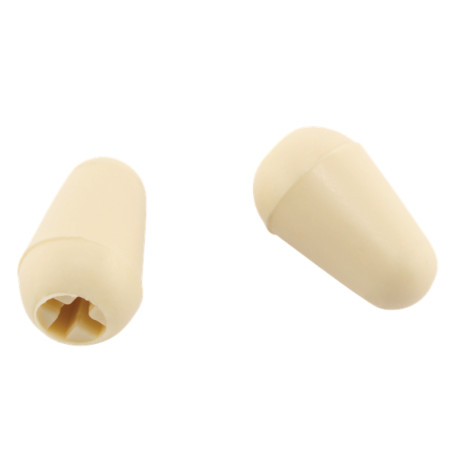 FENDER® STRATOCASTER® ROAD WORN BOUTON DE SÉLECTEUR BLANC VIEILLI (2pcs)