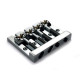 ! B-STOCK ! HIPSHOT® CHEVALET BASSE 4 CORDES MASSKICKER™ CHROME