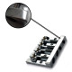 ! B-STOCK ! HIPSHOT® CHEVALET BASSE 4 CORDES MASSKICKER™ CHROME