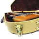 ! B-STOCK ! BOBLEN® ÉTUI GUITARE ÉLECTRIQUE FORME POIRE VELOURS - TWEED