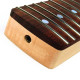 MARCEAU GUITARS® MANCHE TÊTE BRUTE ÉRABLE FLAMMÉ/PALISSANDRE 21F TALON STRAT®