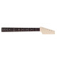 MARCEAU GUITARS® MANCHE TÊTE BRUTE ÉRABLE FLAMMÉ/PALISSANDRE 21F TALON STRAT®