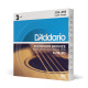 D'ADDARIO® CORDES GUITARE ACOUSTIQUE PHOSPHORE BRONZE 012-053, 25 JEUX