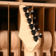 MARCEAU GUITARS® FASCINANTE FLAMED TOP AND NECK BLACK BURST GLOSS