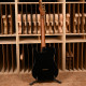MARCEAU® GUITAR ELEGANTE ROASTED FLAMED MAPLE NECK BLACK GLOSS