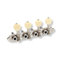 DER JUNG® MÉCANIQUES MANDOLINE TÊTE AJOURÉE BOUTON IVOIRE 1:18 NICKEL