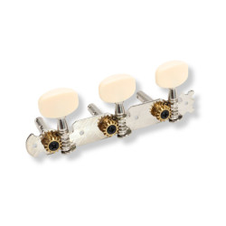 DER JUNG® MÉCANIQUES TÊTE AJOURÉE 3+3 BOUTON CRÈME NICKEL