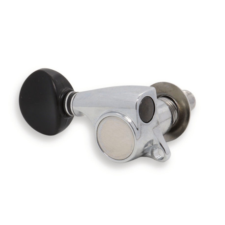 DER JUNG® MÉCANIQUES UKULÉLÉ 2+2 BOUTON NOIR 1:21 CHROME