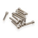 VIS POLARITÉ 3 x 16mm HUMBUCKER TÊTE HEXAGONALE NICKEL (12pcs)