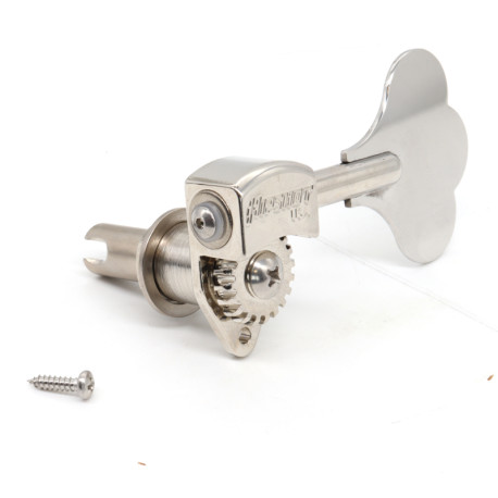 HIPSHOT® MÉC. BASSE USA ULTRALITE 3/8" BOUT CLOVER RÉVERSIBLE NICKEL (1pce)