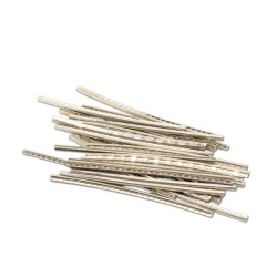 JESCAR® FRETTES 18% NICKEL SILVER 2.28x1.40mm TIGE 7cm RADIUS 12" (25pcs)