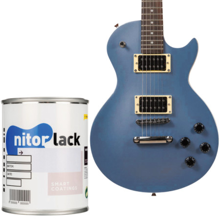 VALRESA® NITORLACK® POT CELLULO BRILLANT METAL PELHAM BLUE (0.5L)