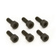 FLOYD ROSE® ORIGINAL SADDLE MOUNTING SCREWS BLACK (6pcs)