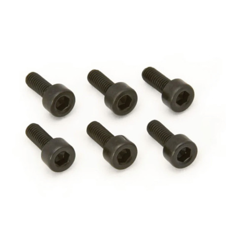 FLOYD ROSE® ORIGINAL SADDLE MOUNTING SCREWS BLACK (6pcs)