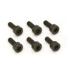 FLOYD ROSE® ORIGINAL SADDLE MOUNTING SCREWS BLACK (6pcs)