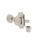 GROVER® MÉCANIQUES 533 VINTAGE DLX ROTO-GRIP LOCKING BUTTERBEAN 3+3 1:15 NICKEL