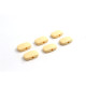 ! DEALS ! BOUTONS MÉCANIQUES RECTANGULAIRES 23.8x13.5mm CRÈME (6pcs)