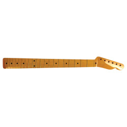 ALL PARTS® MANCHE TYPE TELE® PROFIL V 7.25" LBF 21 FRETTES ÉRABLE VERNI CELLULO