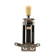 CENTRALAB® SÉLECTEUR TOGGLE 3 POSITIONS LONG NICKEL