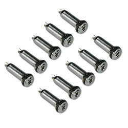 JACK TUBE STEREO 35mm/ 30mm CHROME (BULK PACK 10PCS)