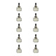 TOGGLE SWITCH CLOSED 3 WAY METRIC CHROME (Bulk 10pcs)