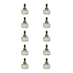 TOGGLE SWITCH CLOSED 3 WAY METRIC CHROME (Bulk 10pcs)