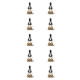 TOGGLE STANDARD CHROME (BULK PACK 10PCS)