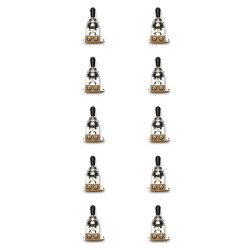TOGGLE STANDARD CHROME (BULK PACK 10PCS)