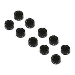 LP BOUTON PLEXI-CYLINDRIC BK (BULK PACK 10PCS)