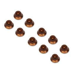 BELL KNOB AMBER BULK PACK (10)