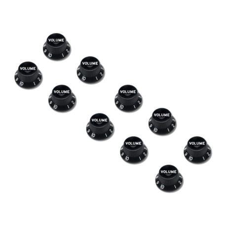 STRAT VOLUME BLACK INCH et METRIC BULK PACK (10)