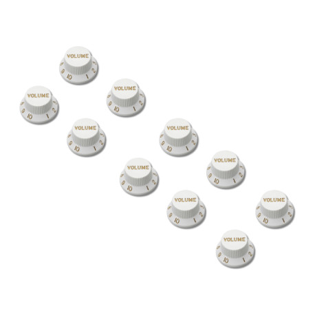 STRAT VOLUME WHITE INCH et METRIC BULK PACK (10)