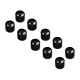 GOTOH DOME KNOB BLACK 18MM (BULK PACK 10PCS)