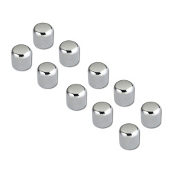 GOTOH DOME KNOB CHROME 18MM (BULK PACK 10PCS)